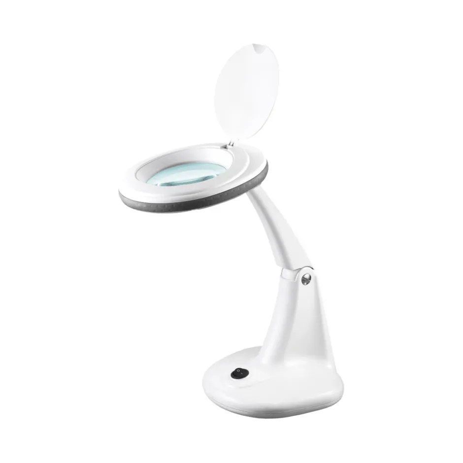 LED tafellamp met vergrootglas en verstelbare arm|Rebel Outlet