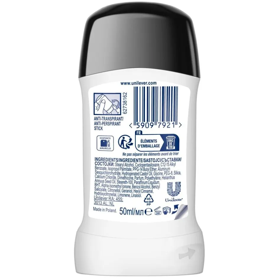 Rexona Advanced Protection 72H Inivisible On Black & White Anti-transpirant Stick< Deostick