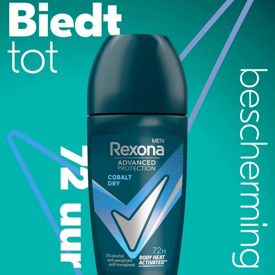 Rexona Men Advanced Protection Cobalt Dry Antitranspirant Deodorant Roller< Deoroller