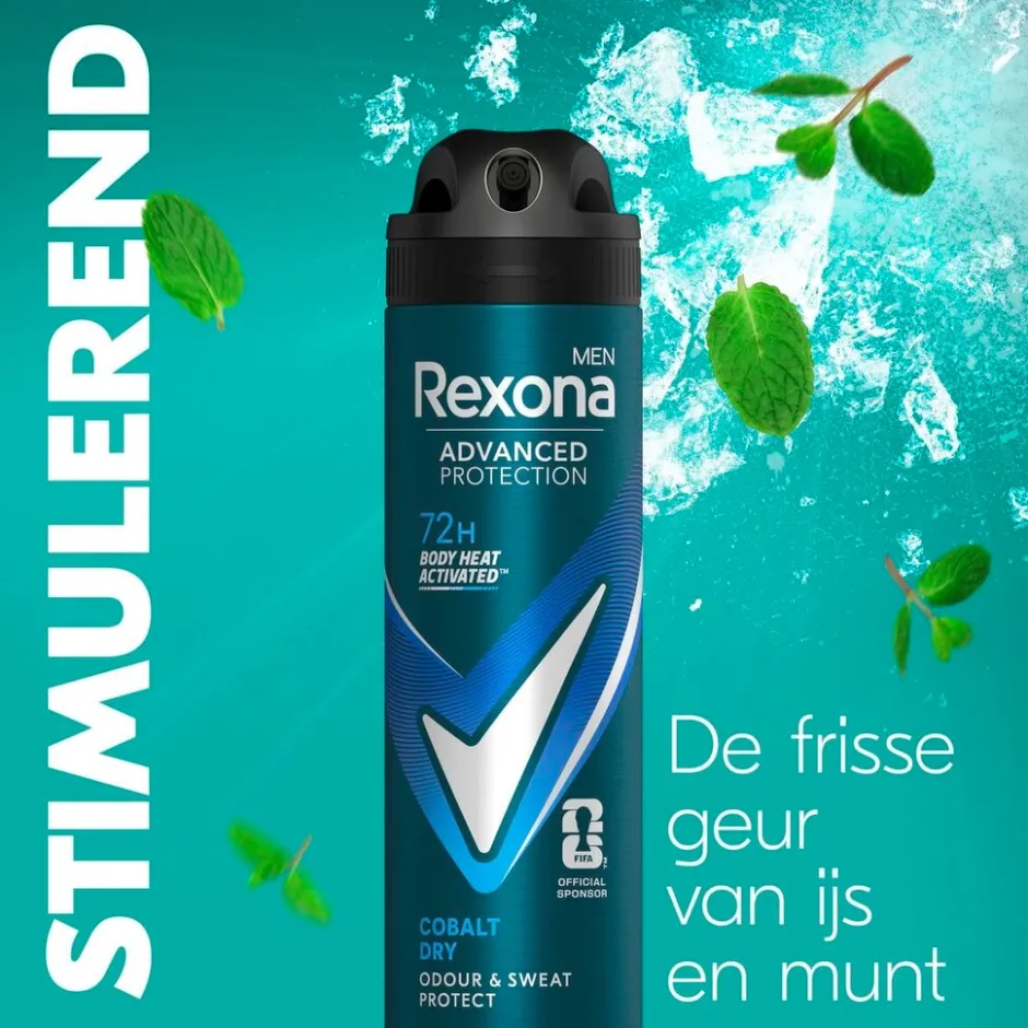 Rexona Men Advanced Protection Cobalt Dry Antitranspirant Spray< Deospray