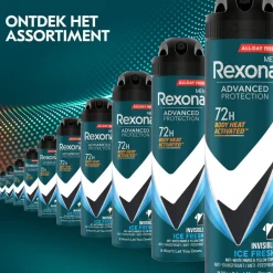 Rexona Men Advanced Protection Invisible Ice Antitranspirant Spray< Deospray