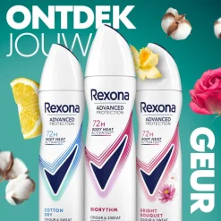 Rexona Women Advanced Protection Biorythm Antitranspirant Spray< Deospray