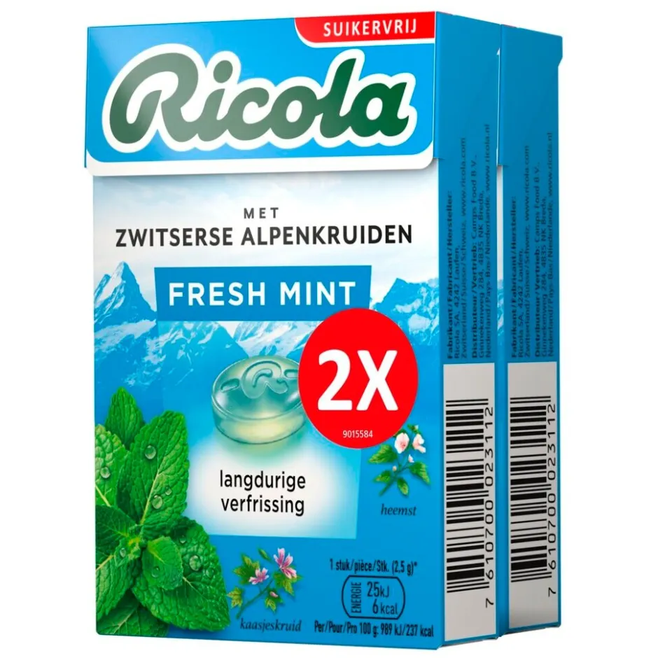 Fresh Mint Kruidenpastilles|Ricola Outlet