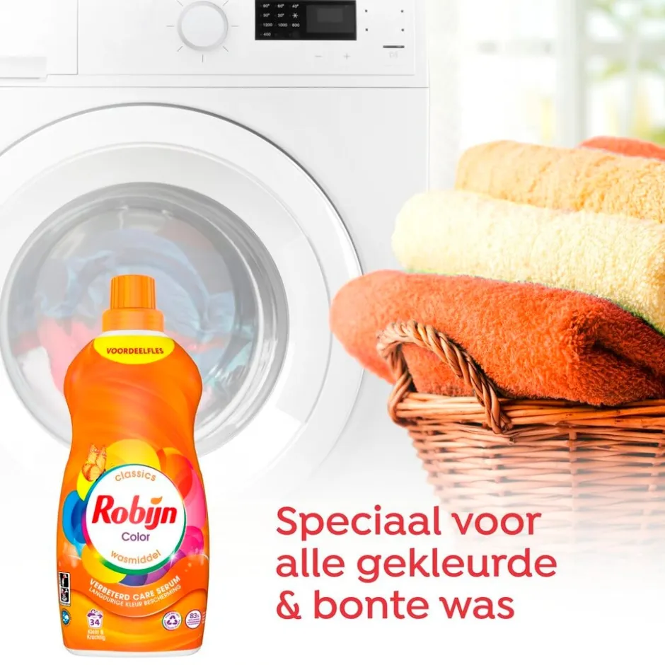 Robijn Classics Klein & Krachtig Color Original Vloeibaar Wasmiddel< Wasmiddel
