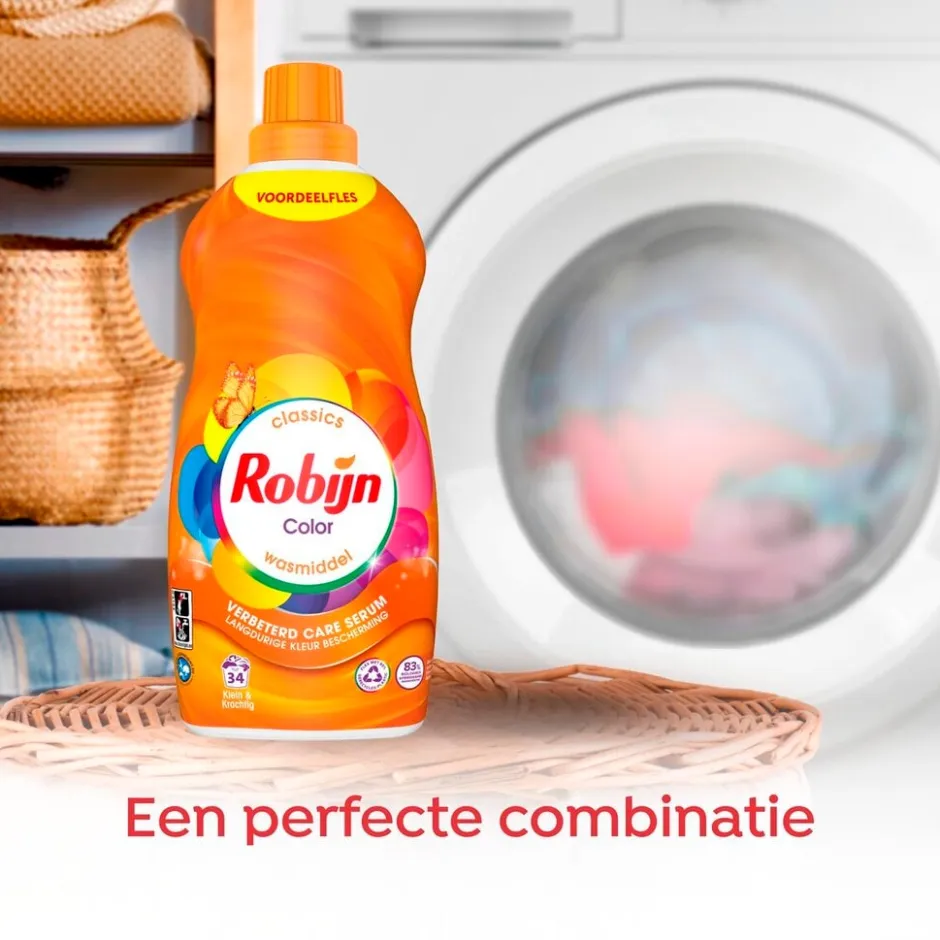 Robijn Classics Klein & Krachtig Color Original Vloeibaar Wasmiddel< Wasmiddel
