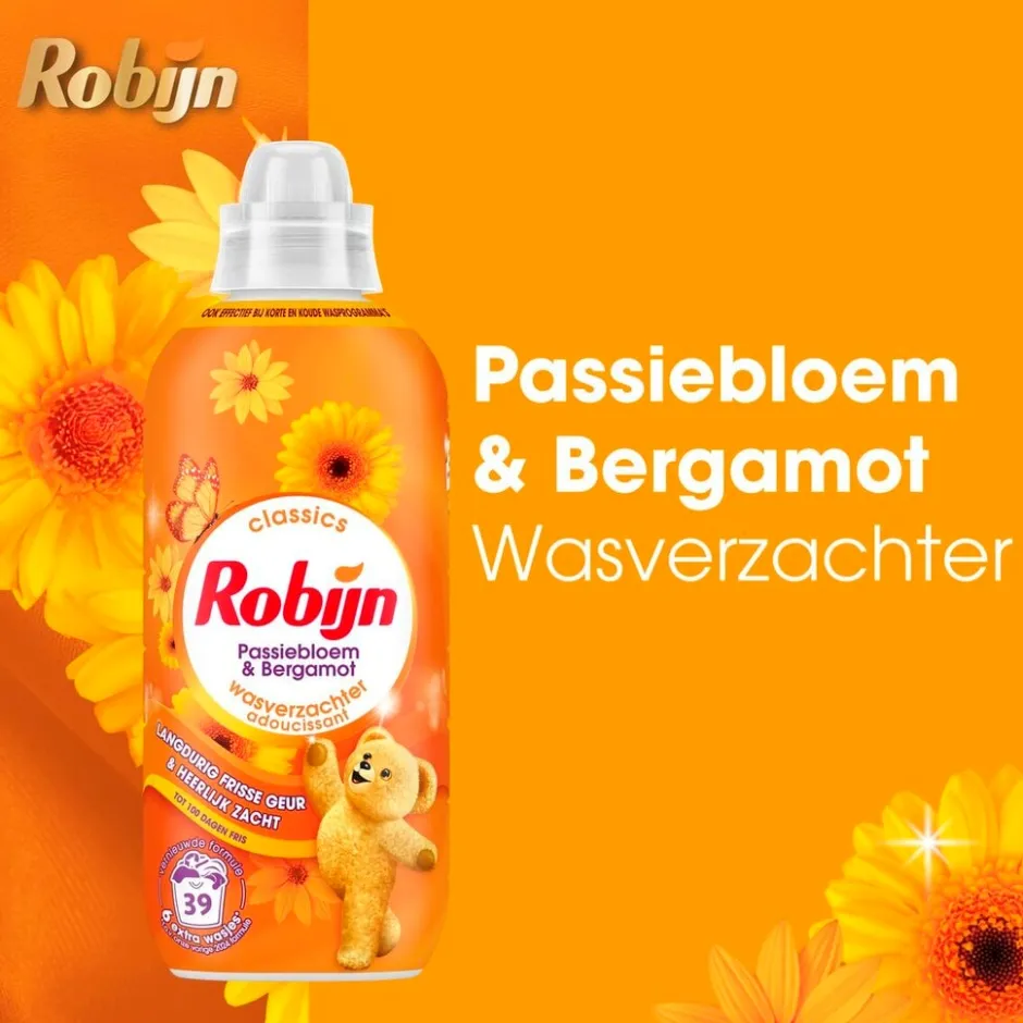 Robijn Classics Passiebloem & Bergamot Wasverzachter< Wasverzachter