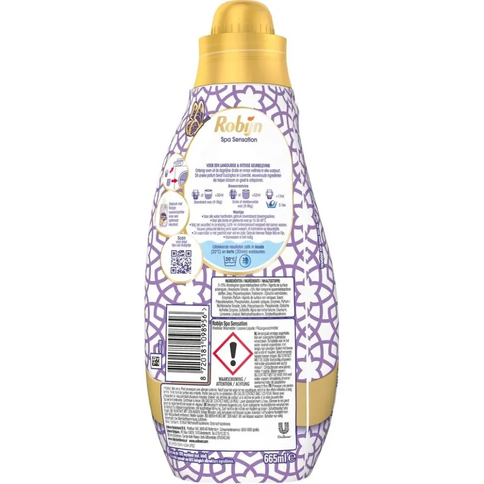 Robijn Collection Klein & Krachtig Color Spa Sensation Vloeibaar Wasmiddel< Wasmiddel