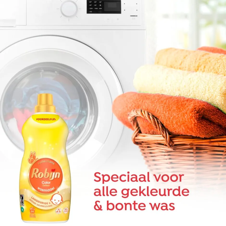 Collections Klein & Krachtig Zwitsal Color Vloeibaar Wasmiddel|Robijn New