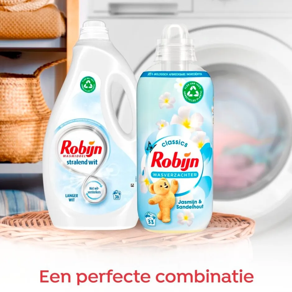 Robijn Stralend Wit Vloeibaar Wasmiddel< Wasmiddel