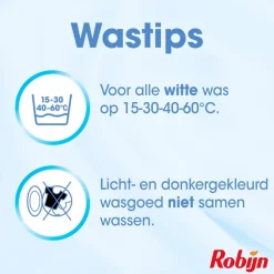 White Wasmiddeldoekjes|Robijn Clearance