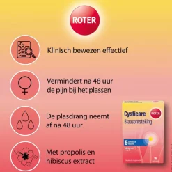 Roter Cysticare Tabletten< Blaasontsteking
