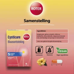 Roter Cysticare Tabletten< Blaasontsteking