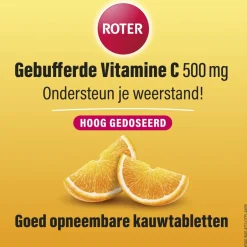 Gebufferde Vitamine C 500mg Kauwtabletten|Roter Sale