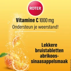 Vitamine C 1000 mg Abrikoos-Sinaasappel Bruistabletten|Roter
