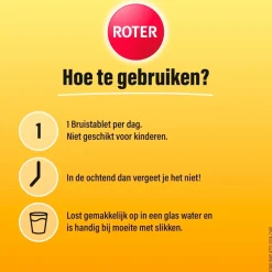 Vitamine C 1000 mg Abrikoos-Sinaasappel Bruistabletten|Roter