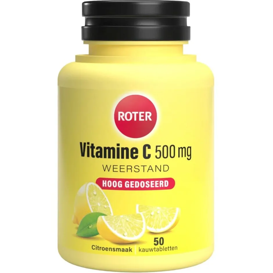 Vitamine C 500 mg Kauwtabletten|Roter Best