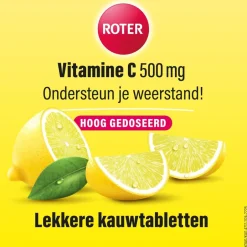Vitamine C 500 mg Kauwtabletten|Roter Best