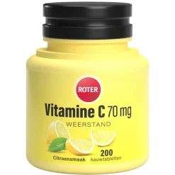 Vitamine C 70mg Citroen Kauwtabletten|Roter Hot