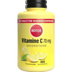 Roter Vitamine C 70mg Citroen Kauwtabletten< Weerstand En Energie|Vitamines