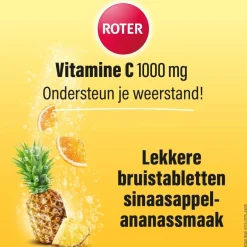 Vitamine C 1000mg Sinaasappel Ananas Bruistabletten|Roter Discount