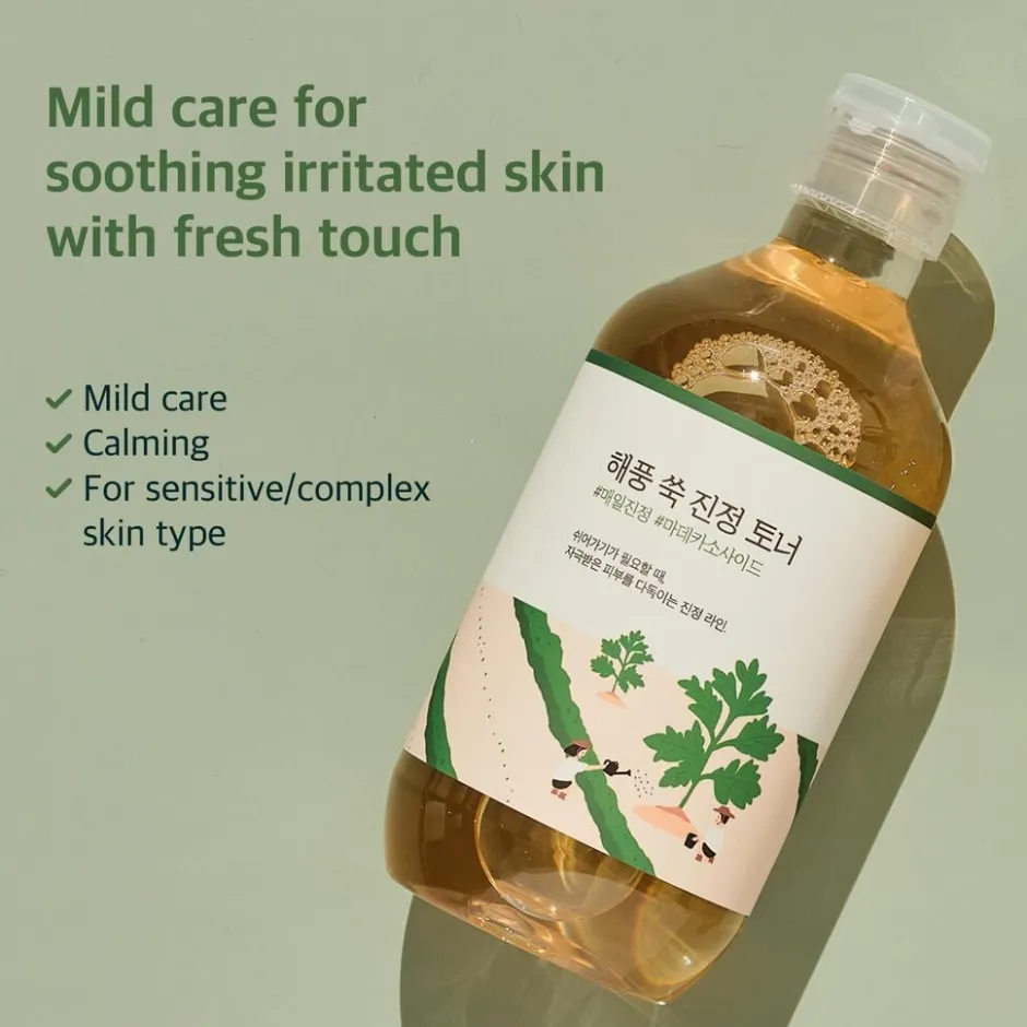 Round Lab Mugwort Toner< Korean Skincare|Gezichtsreiniging