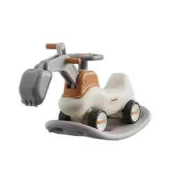 Russle Hobbelfiguur 2 in 1 Loopwagen in model Graafmachine| Hot