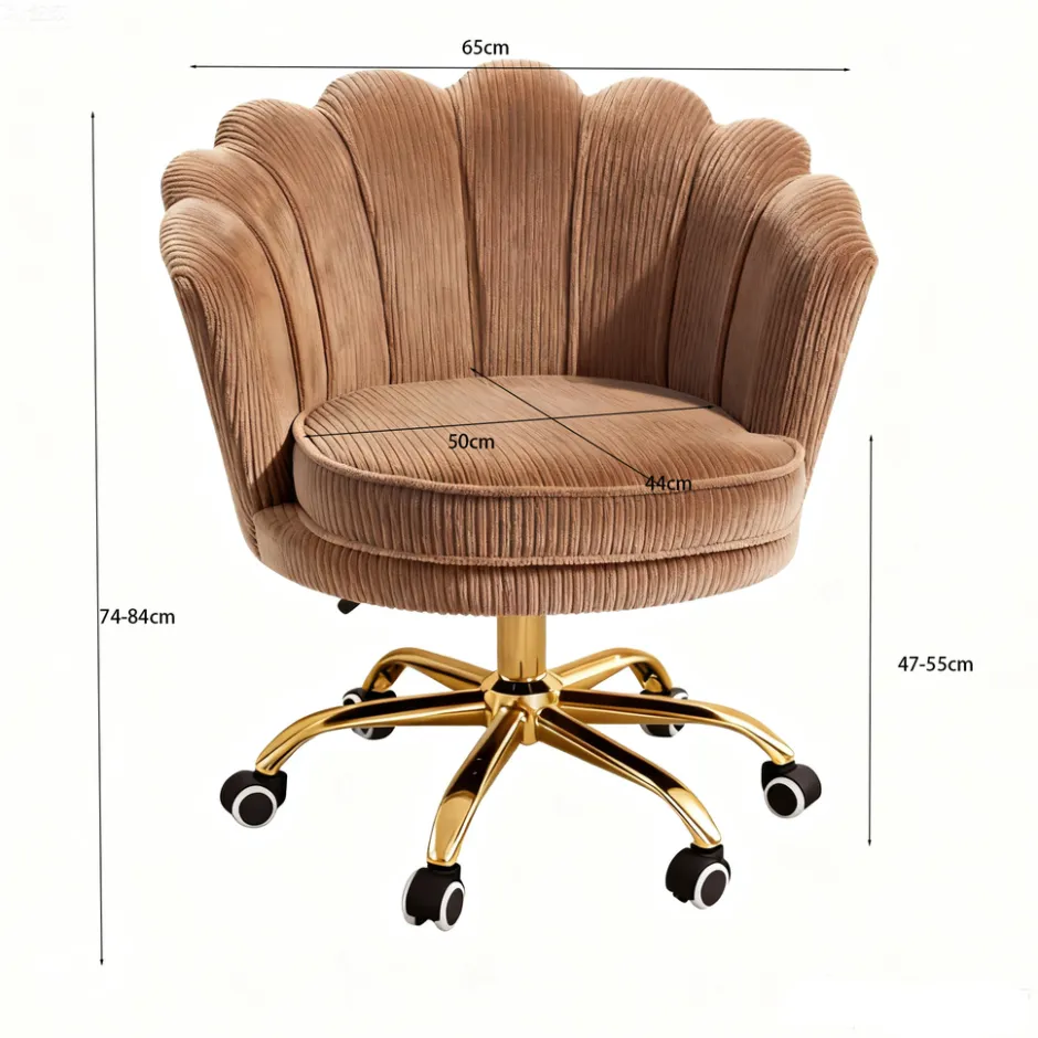 Russle Rib Schelp Bureaustoel| Hot