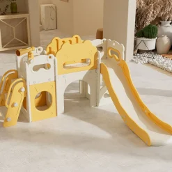 Russle Speeltoestel Kasteel XL met Glijbaan< Speelhuisjes|Speeltoestellen