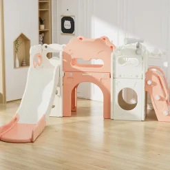 Russle Speeltoestel Kasteel XL met Glijbaan< Speeltoestellen
