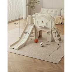 Overig Russle Speeltoestel Toren 3 in 1 Nature met glijbaan< Speeltoestellen