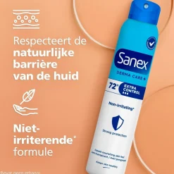 Derma Care+ Extra Control 72H Antitranspirant Deodorant Spray|Sanex Hot