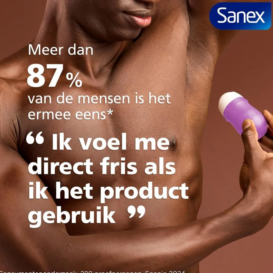 Derma Care+ Invisible 72h Antitranspirant Deodorant Roller|Sanex Online
