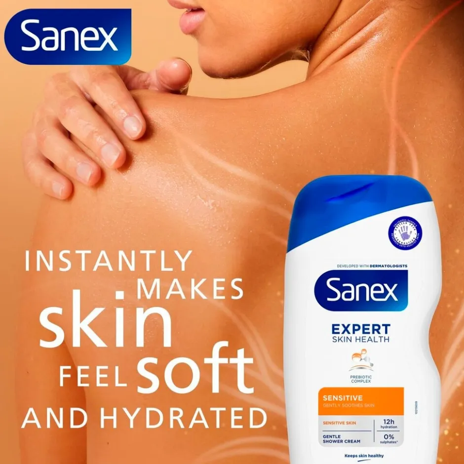 Expert Skin Health Sensitive Douchecrème|Sanex Clearance