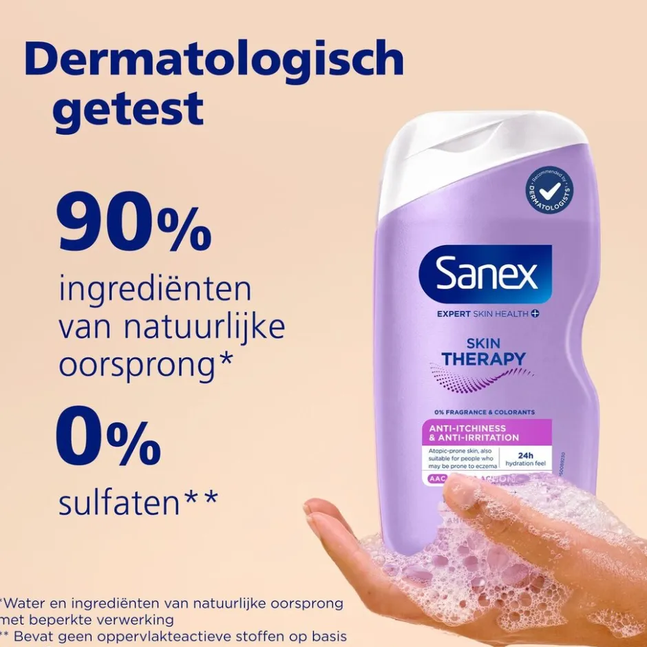 Expert Skin Health+ Skin Therapy Anti-irritatie Doucheolie|Sanex Discount