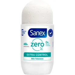 Sanex Zero% Extra Control 48H Deodorant Roller< Deoroller