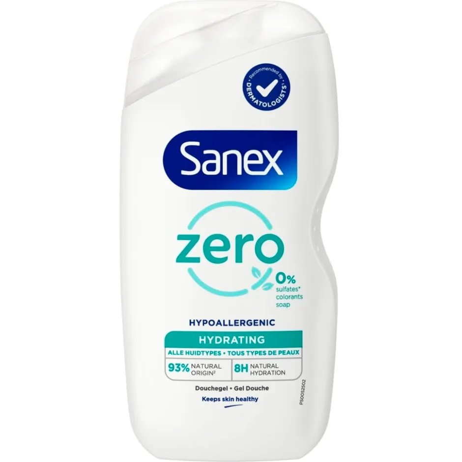 Sanex Zero% Hydrating Douchegel< Doucheolie|Badolie