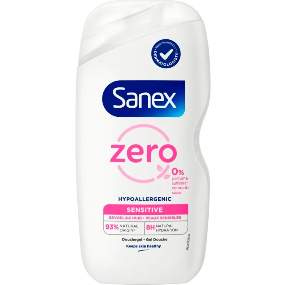 Zero% Hypoallergene Douchegel|Sanex Best
