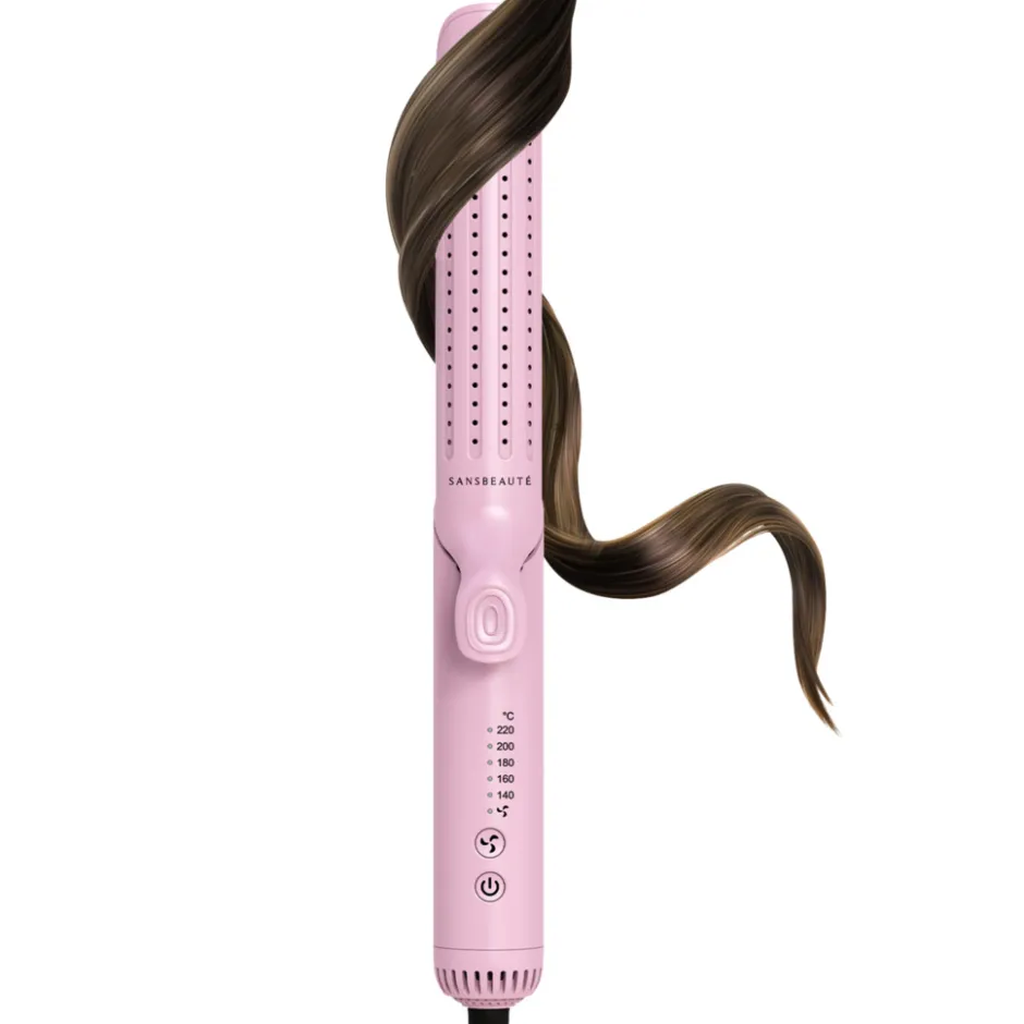 Sansbeauté 2 In 1 Stijltang Airflow - Krullen en Steil haar - Krultang - Stijltangen< Haarstylers