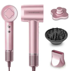 Sansbeauté Föhn Met Diffuser - Ionische Haardroger - Reisföhn - Haarföhn - Krullen - Hair Dryer - 2000W< Haarstylers