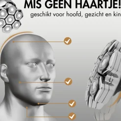 Sansbeauté Hoofdscheerapparaat + Extra Scheerkop - Skull Shaver - Pro Magnetic<Heren Elektrische Scheerapparaten