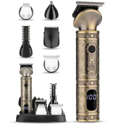 Sansbeauté 6-in-1 Baardtrimmer Met Opbergstandaard - Bodygroomer - Haartrimmer<Heren Baardtrimmers