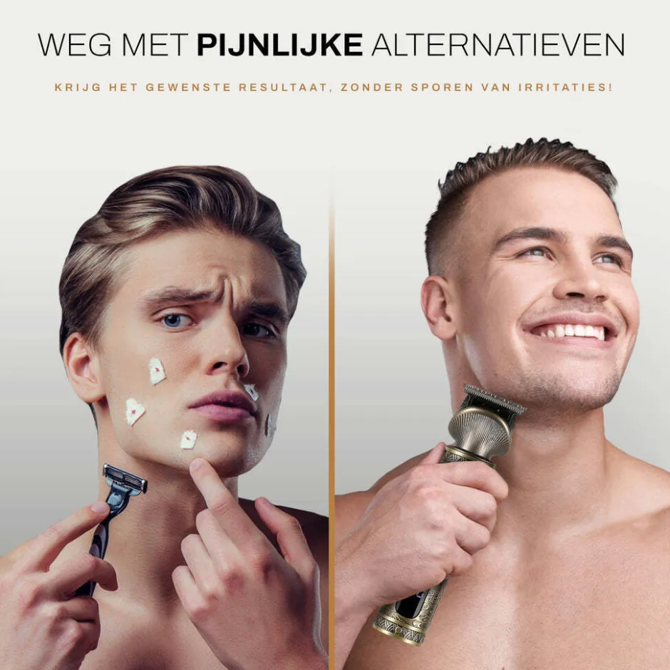 Sansbeauté 6-in-1 Baardtrimmer Met Opbergstandaard - Bodygroomer - Haartrimmer<Heren Baardtrimmers