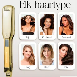 Sansbeauté Professionele Stijltang - Hair Straightener - Stijltangen - 80℃ t/m 230℃< Haarstylers