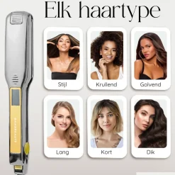 Sansbeauté Professionele Stijltang - Hair Straightener - Stijltangen - 80℃ t/m 230℃< Haarstylers