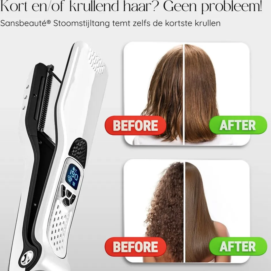 Sansbeauté Professionele Stijltang 4.0< Haarstylers