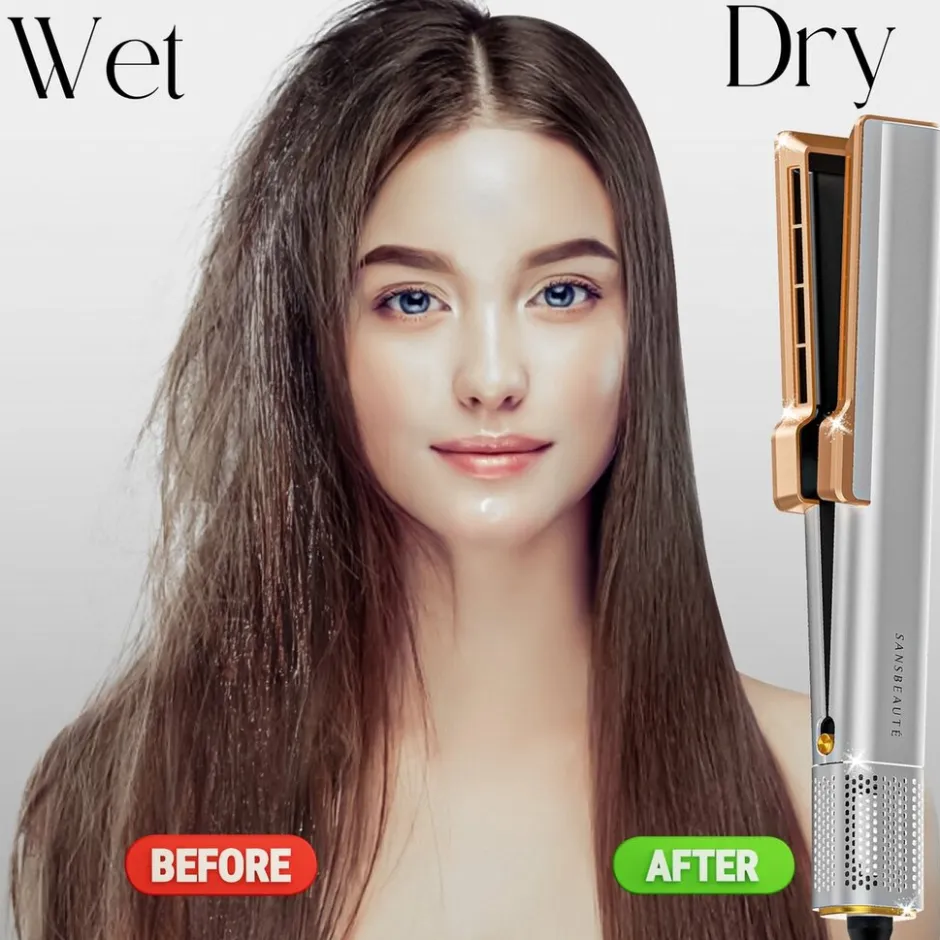 ® Sanstraight Wet-to-Dry Stijltang - Alternatief Stoomstijltang - Straightener|Sansbeauté Hot
