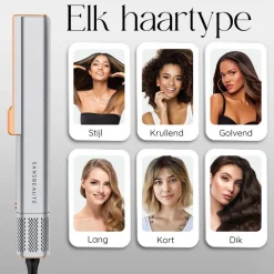 ® Sanstraight Wet-to-Dry Stijltang - Alternatief Stoomstijltang - Straightener|Sansbeauté Hot