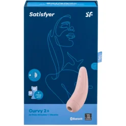 Satisfyer Curvy 2+ Air Pulse Stimulator + Vibration Vibrator< Seksspeeltjes