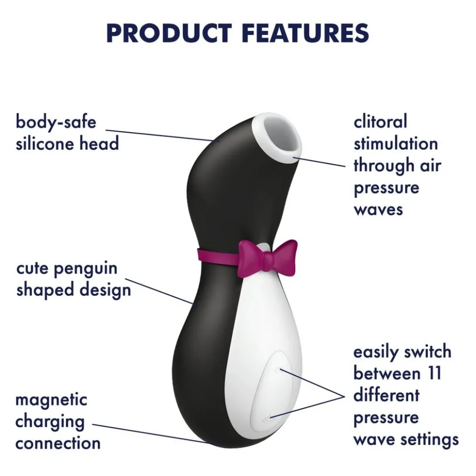 Penguin Air Pulse Stimulator Vibrator|Satisfyer Sale