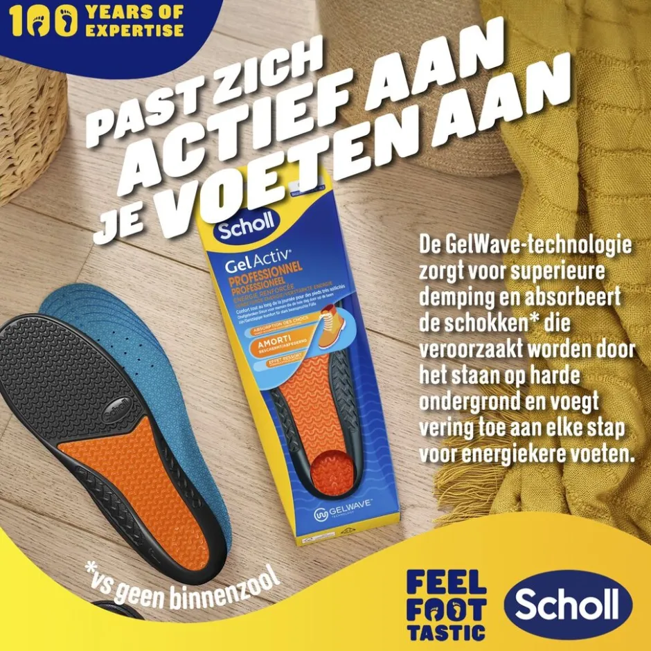 Dr. Scholl's Scholl Gel Activ Professioneel Inlegzolen< Inlegzolen